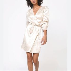 Greylin Silky Wrap Dress